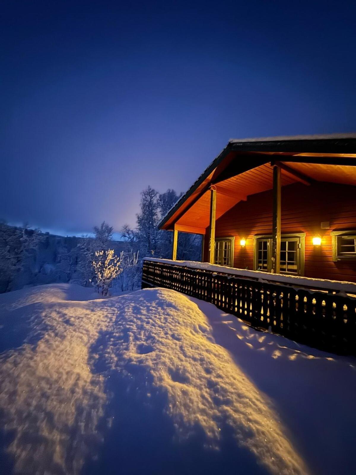 Trivelig Hytte I Senja. Eksteriør bilde