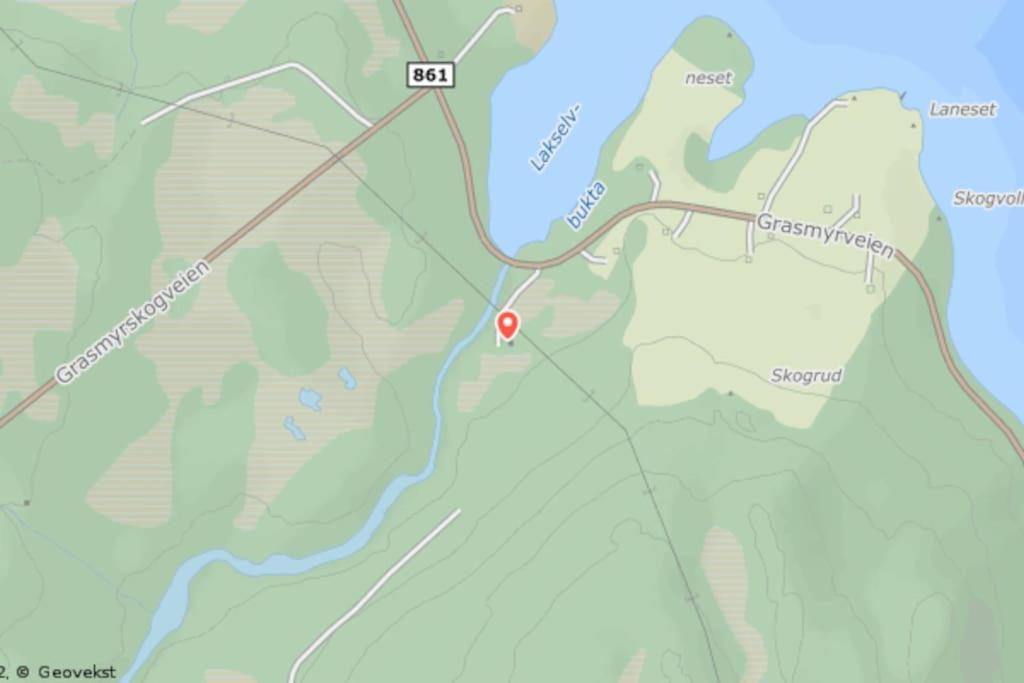 Trivelig Hytte I Senja. Eksteriør bilde